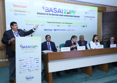 BASAI CEO Mr Vipin Saini addressing the guest at the BASAI 2024 Events