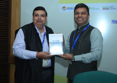 The Vedic Farming book was released by Mr Vipin Saini, CEO-BASAI and Vinod Lahoti, CMD-GeoLife