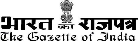 The Gazette of India The Gazette of India